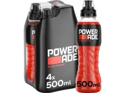 Powerade Sportgetränk Blood Orange 4 x 0.5 l