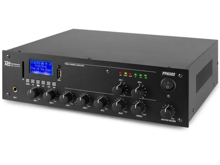 Power Dynamics Verstärker Pro PPA502 100 V, 2x 50 W
