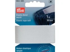 Prym Elastikband 30 mm, Weiss