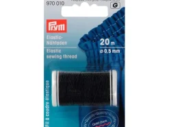 Prym Elastikfaden 0.5 mm x 20 m Schwarz