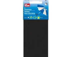 Prym Flickstoff 6.5 x 14 cm Nylon, Schwarz