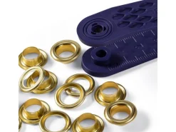 Prym Ösen + Scheiben 8 mm, Gold, 24 Stück