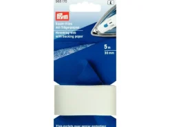 Prym Vlies Trägerpapier Saum 30 mm, Weiss