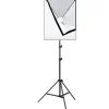 Puluz Softbox + Stativhalterung + LED-Glühbirne