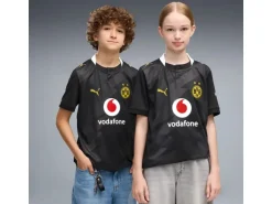 PUMA BVB Away Jersey Replica Jr Schwarz, 140