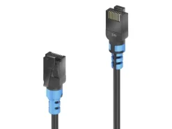 PureLink FlexInstall Patchkabel Cat 6A, U/UTP, 0.5 m, Schwarz