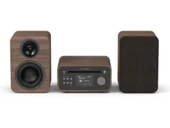Pure Micro-HiFi Anlage Classic Stereo Mini Walnuss