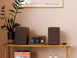 Pure Micro-HiFi Anlage Classic Stereo Mini Walnuss