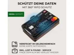 Puristo KLIK Slim Wallet ohne Münzfach, XS Vintage