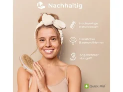 Quick Aid Körpermassagebürste aus Naturborsten mit Beutel 1 Stück