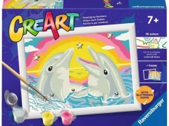 Ravensburger Malen nach Zahlen CreArt – Delfinglück