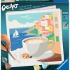 Ravensburger Malen nach Zahlen CreArt, Adults – Cappuccino in Positano