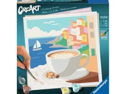 Ravensburger Malen nach Zahlen CreArt, Adults – Cappuccino in Positano