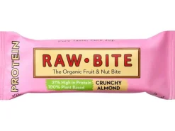 Rawbite Riegel Bio Rohkost Protein Crunchy Almond 12 x 45 g