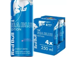 Red Bull Energy Drink Sea Blue Edition Juneberry 4 x 0.25 l