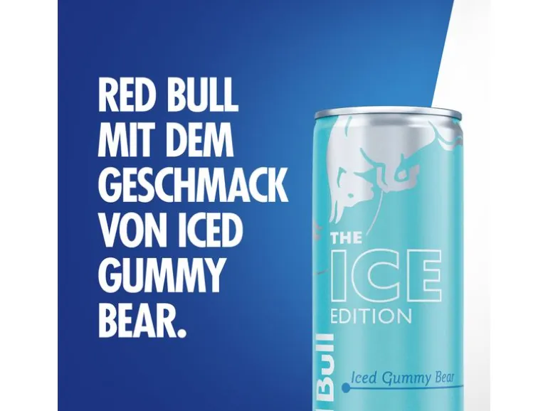 Red Bull Energy Drink The ICE Edition Iced Gummy Bear 4 x 0.25 l