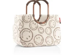Reisenthel Einkaufskorb Loopshopper L Smiley Teddy Chocolate