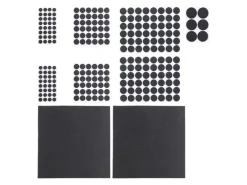 relaxdays Filzgleiter Filzgleiter Set selbstklebend Schwarz 240er Pack