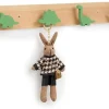 relaxdays Kindergarderobe  x , Grün/Braun