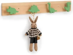 relaxdays Kindergarderobe  x , Grün/Braun