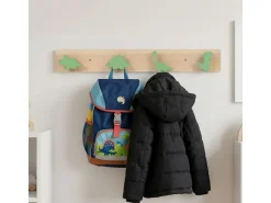 relaxdays Kindergarderobe  x , Grün/Braun