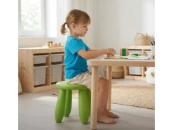 relaxdays Kindersitzhocker Grün