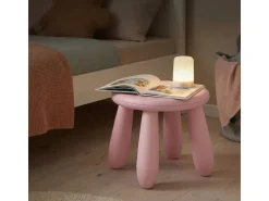 relaxdays Kindersitzhocker Rosa