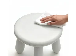 relaxdays Kindersitzhocker Weiss