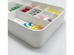 relaxdays Medizinbox aus Kunststoff Transparent