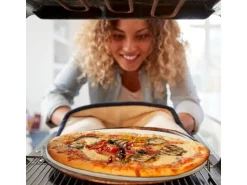 relaxdays Pizzastein Rund