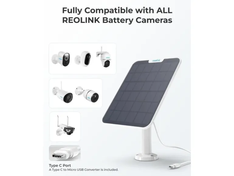 Reolink Zubehör Solarpanel 2 mit USB-C Anschluss