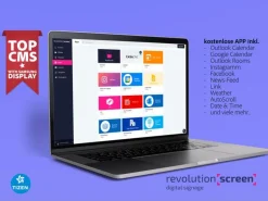 revolutionSCREEN Digital Signage Software revolutionScreen Basic 1 Jahr