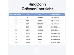RingConn Smart Ring Gen 2 Air Grösse 6 Silber