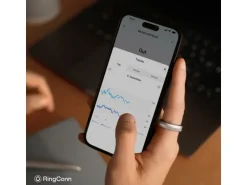 RingConn Smart Ring Gen3, Gr.8 Silber