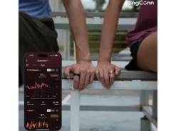 RingConn Smart Ring, Gen 2, Grösse 10, Moonlight Silver