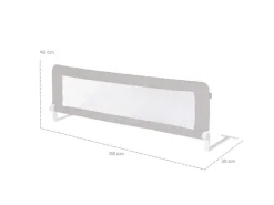 roba Bettgitter Klipp-Klapp Taupe 135 x 51 cm
