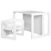 roba Kindersitzgruppe 3in1 Holz Weiss