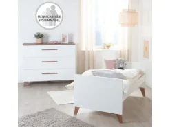 roba Kombi-Kinderbett 70 x 140 cm Weiss dunkle Eiche