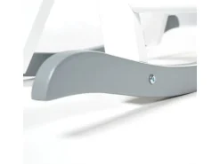 roba Schaukelpferd aus Massivholz Grau/Weiss