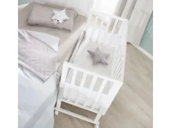 roba Stubenbett inklusive Matratze Canvas-Barriere Mesh-Umrandung