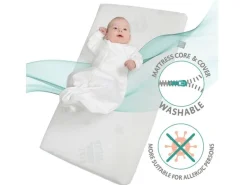 roba Stubenbett inklusive Matratze Canvas-Barriere Mesh-Umrandung