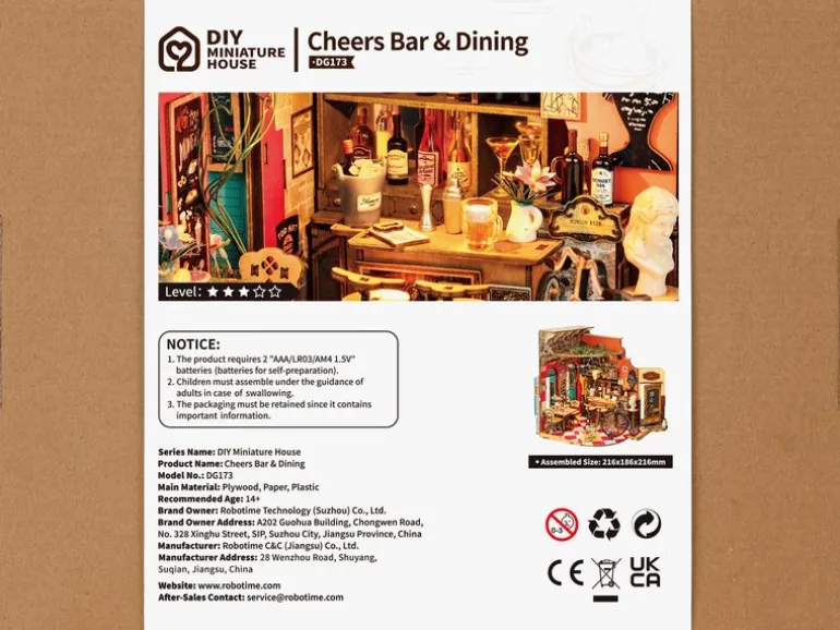 Rolife Bausatz Cheers Bar und Dining