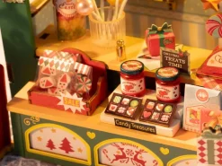 Rolife Bausatz Christmas Candy Stand DIY Holzmodellbau