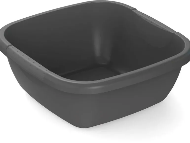 Rotho Becken Daily eckig, 8 l, Schwarz