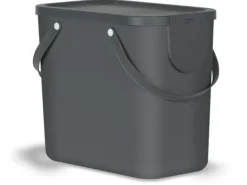 Rotho Recyclingbehälter Albula 25 l, Anthrazit