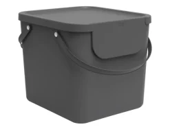 Rotho Recyclingbehälter Albula 40 l, Anthrazit