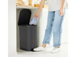 Rotho Treteimer Treteimer 35 l Orbe 35 l, Silber