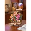 Rowood Bausatz Wooden Blooming Book 3D-Holzpuzzle Diorama 522 Teile