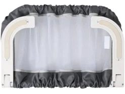 Safety 1st Bettgitter tragbar Transparent/Anthrazit 37 x 43 cm