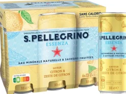San Pellegrino Essenza Lemon & Lemon Zest 6 x 0.33 l